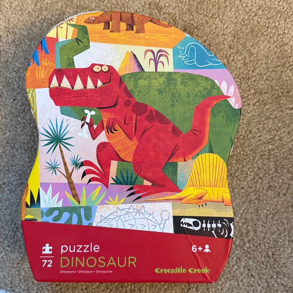 Crocodile Creek 72 Piece Dinosaur Puzzle